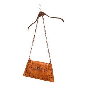 SHEIN Studded Brown Crossbody Bag